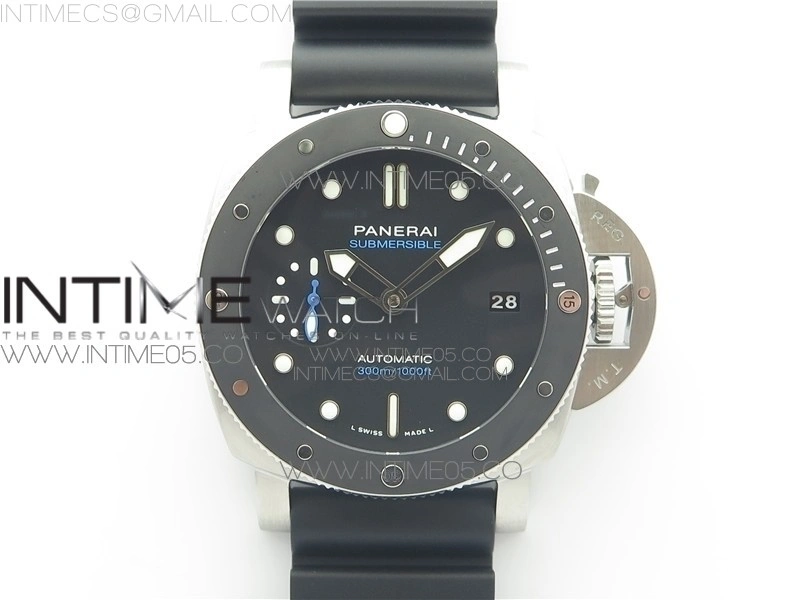 PAM683 Luminor Submersible VSF 1:1 Best Edition on Black Rubber Strap P.9010 Clone